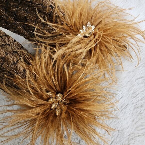 NEW Sam Edelman Brown Ency Feather Point Toe Heeled Ankle Bootie - Picture 11 of 13